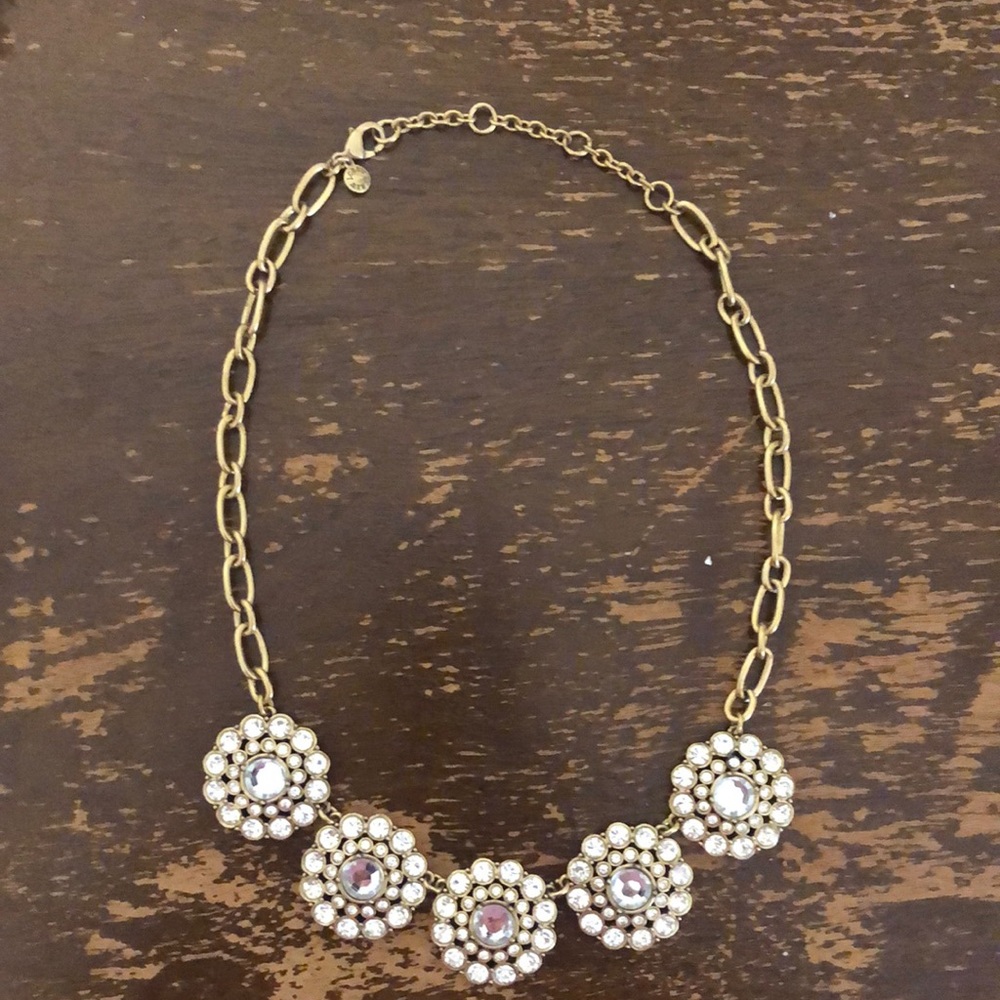 Jcrew crystal necklace